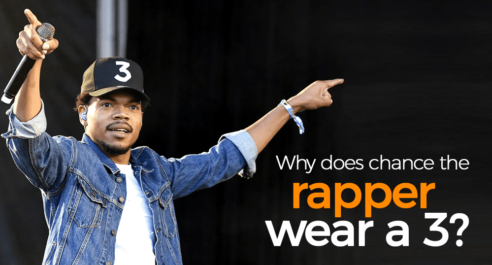 Why does chance the rapper wear a 3